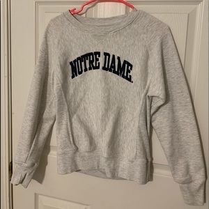 Notre Dame University women’s crewneck
